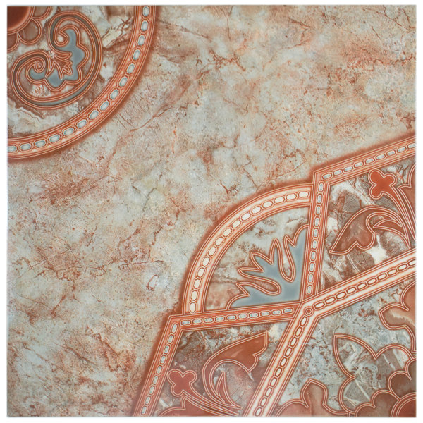 Tanja 19.75 x 19.75 Ceramic Field Tile in Red/Pink by EliteTile