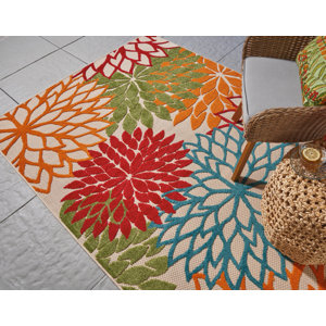 Goldhorn Red Indoor/Outdoor Area Rug