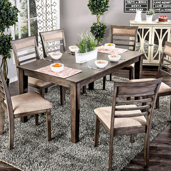 Benda Transitional 7 Piece Dining Set by Loon Peak Loon Peak