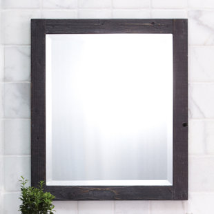 Matte Black Bathroom Mirror Wayfair Americana Bathroom Mirror