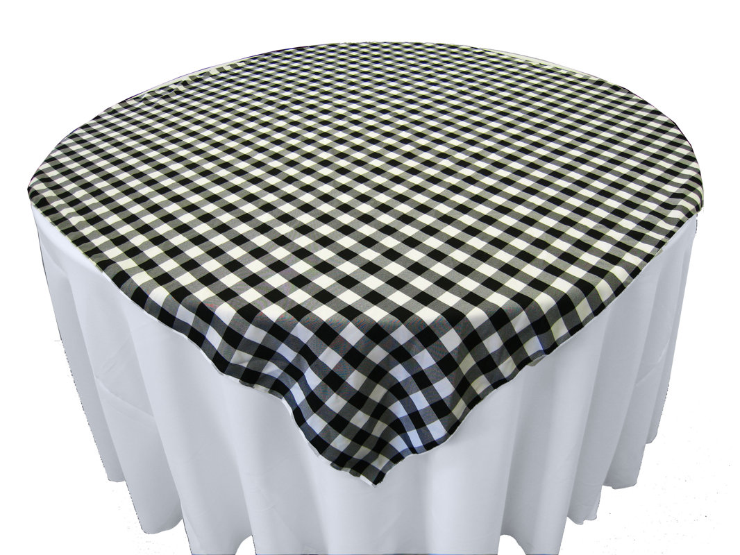 LA Linen Polyester Gingham Checkered Square Tablecloth & Reviews Wayfair