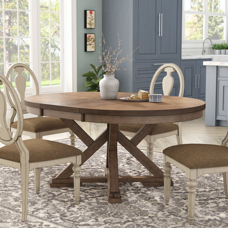 Gracie Oaks Carnspindle Extendable Dining Table Reviews Wayfair Carnspindle Extendable Dining Table