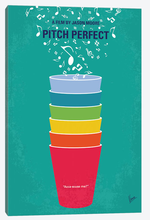 East Urban Home Pitch Perfect Minimal Movie Poster Vintage