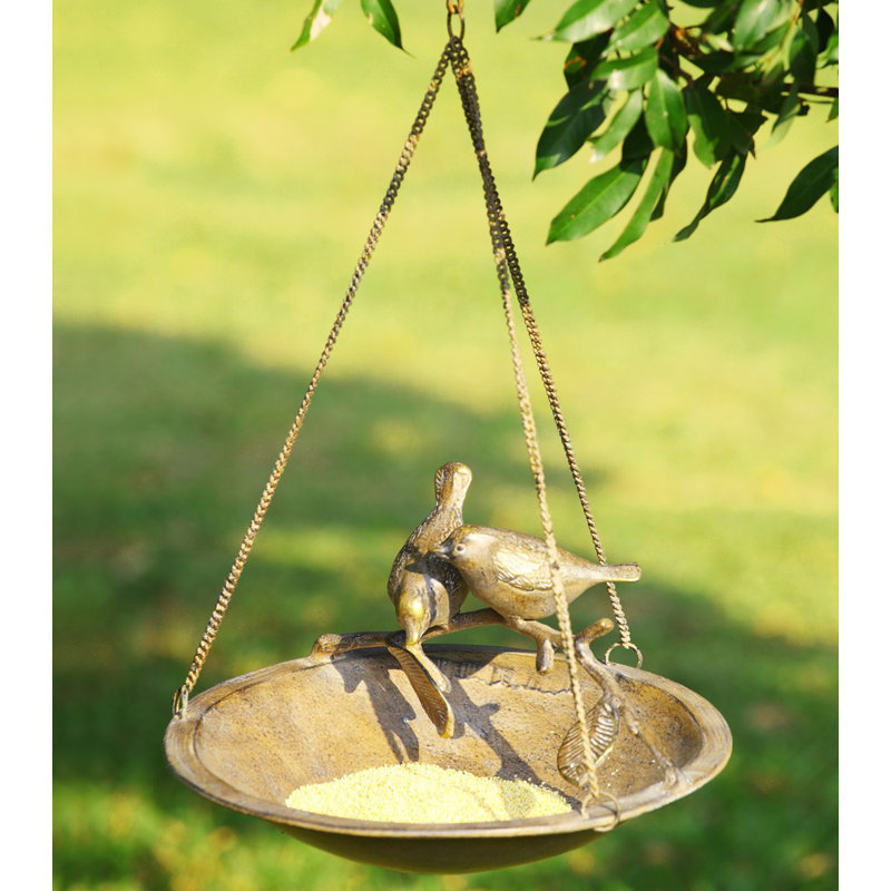 Darby Home Co Araujo Lovebird Tray Bird Feeder Reviews Wayfair