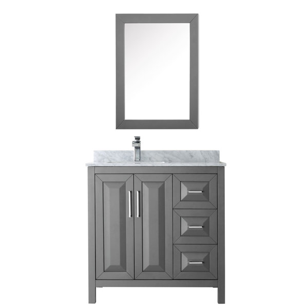 Daria 36 Single Bathroom Vanity Set with Medicine Cabinet by Wyndham Collection