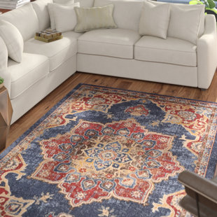 Brick Red Area Rug Wayfair Dulin Blue Rust Red Area Rug