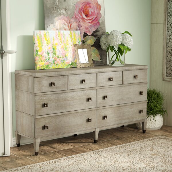 Massimo 8 Drawer Double Dresser By Mistana