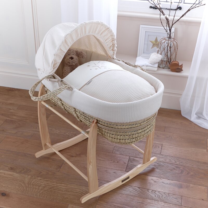 Clair De Lune Stardust Moses Basket Wayfair Co Uk