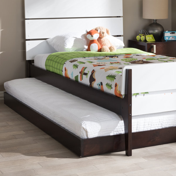 Best #1 Pougkeepsie Modern And Contemporary Twin Platform Bed Trundle By Harriet Bee Wonderful