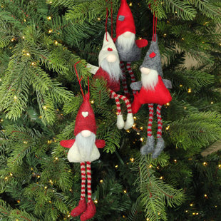 plush decorative gnome christmas ornaments 4 piece hanging figurine set set of 4 - Extra Large Christmas Ornaments plush decorative gnome christmas ornaments 4 piece hanging figurine set set of 4 - Extra Large Christmas Ornaments