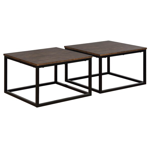 Hensley 2 Piece Square Coffee Table Set (Set Of 2) By Gracie Oaks
