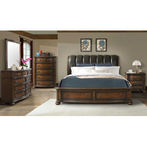 Alvina Storage Sleigh Configurable Bedroom Set by Astoria Grand