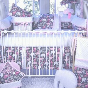 Animal Cookies 3 Piece Crib Bedding Set