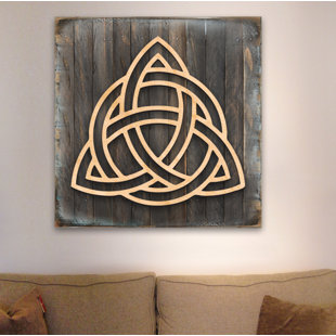 Irish Celtic Wall Decor Wayfair Spiral Symbol Celtic Wooden Block Wall Decor