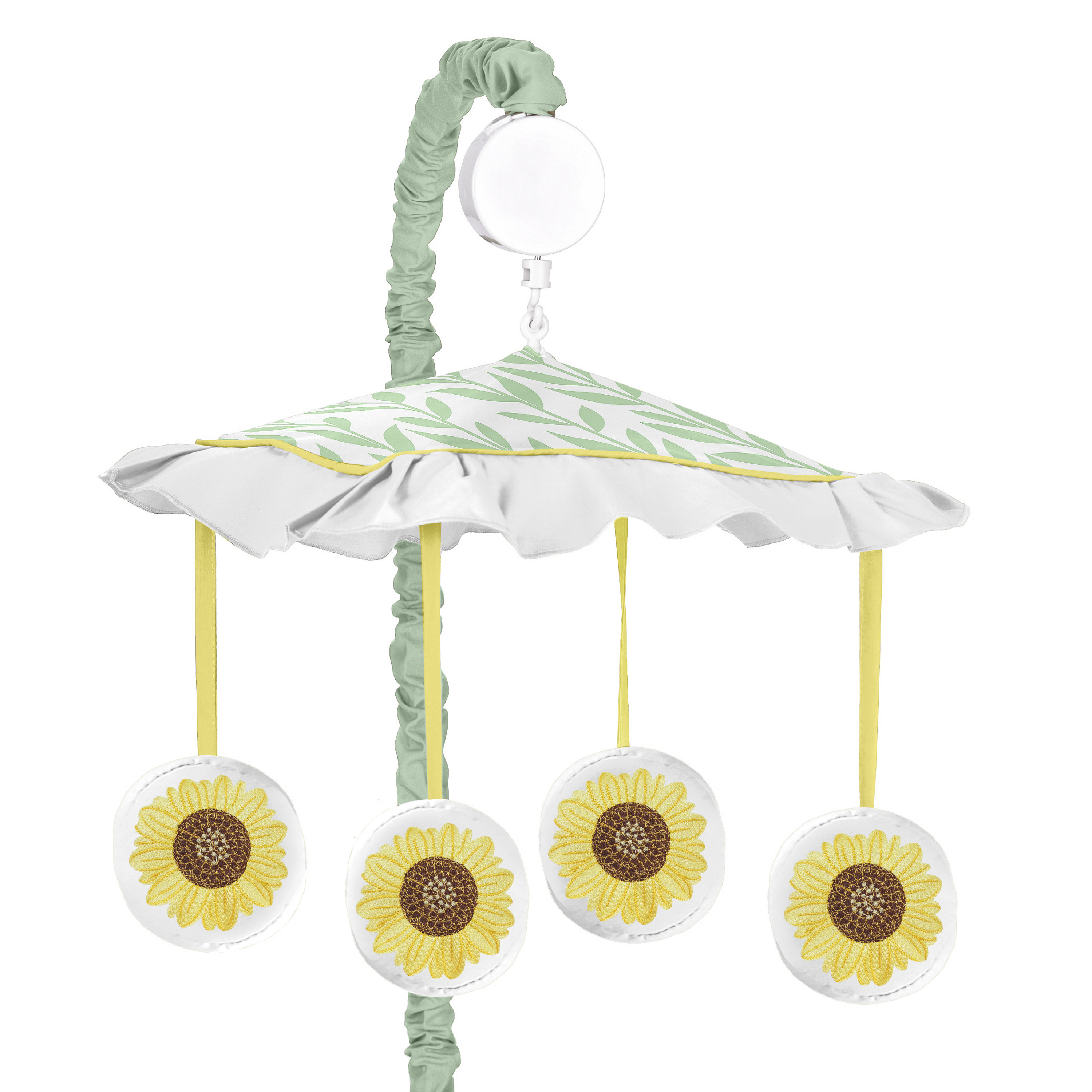 sunflower baby mobile