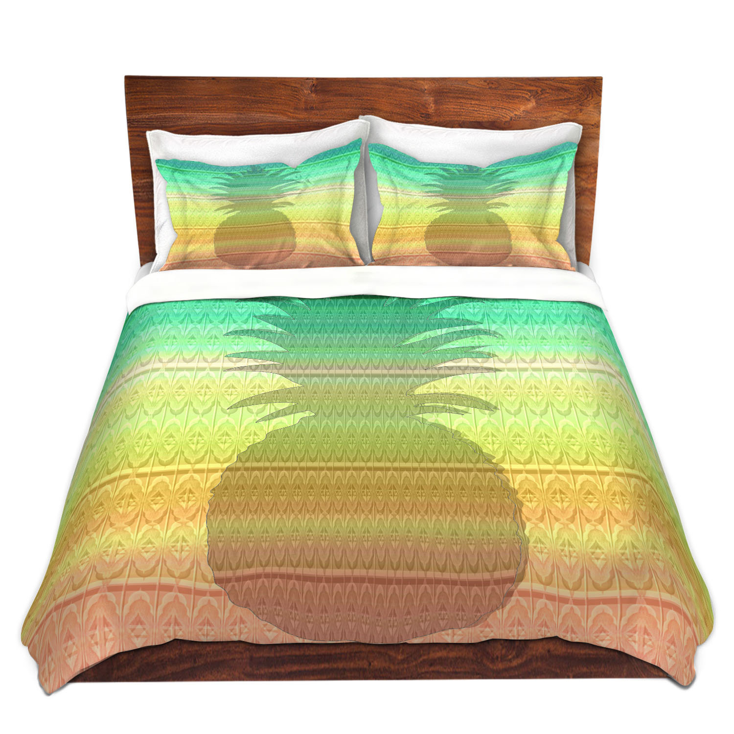 East Urban Home Pineapple Duvet Cover Set Wayfair