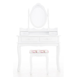 Schminktisch-Set Gretskij mit Spiegel von All Home