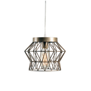 Modern Contemporary Hanging Swag Lights Allmodern Condon Swag 1 Light Geometric Pendant