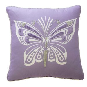 Ipanema Butterfly Polyester Throw Pillow