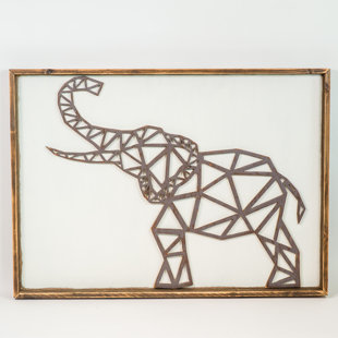 Beautiful Elephant Wall Decor Wayfair Geometric Elephant Wall Décor