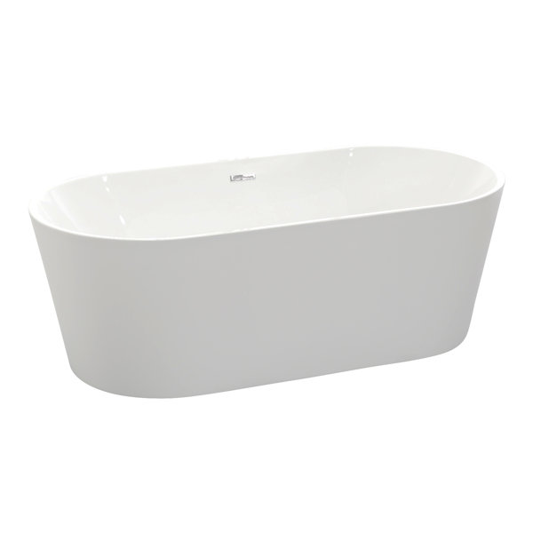 Chand Series 67'' x 23'' Freestanding Soaking Bathtub by ANZZI