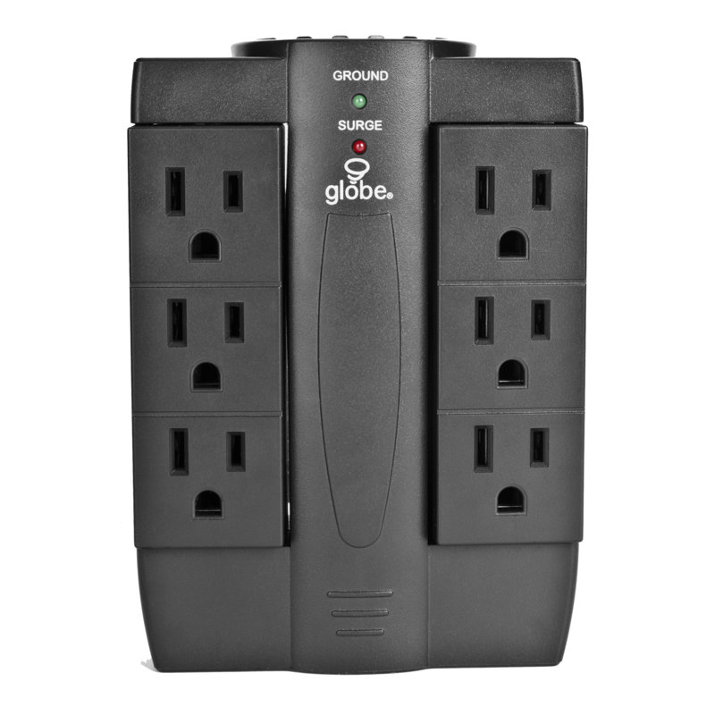 6 Outlet Grounded Swivel Light Switch Or Socket Plate