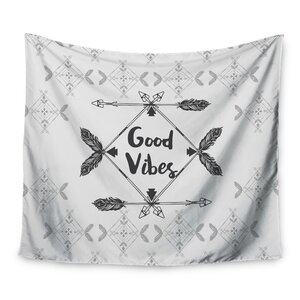 Boho Good Vibes by Famenxt Wall Tapestry