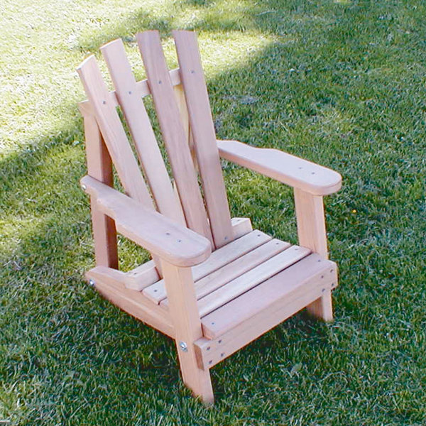 Cedar Furniture and Accessories Child Solid Wood Adirondack Chair by Creekvine Designs| @ $238.80