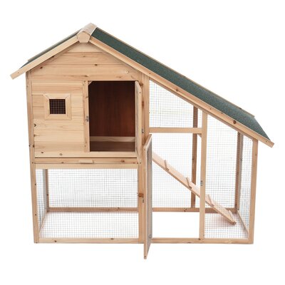 Chicken Coop Large Wooden Outdoor Bunny Rabbit Hutch Hen Cage Small Animal Pet Large House Tucker Murphy™ Pet