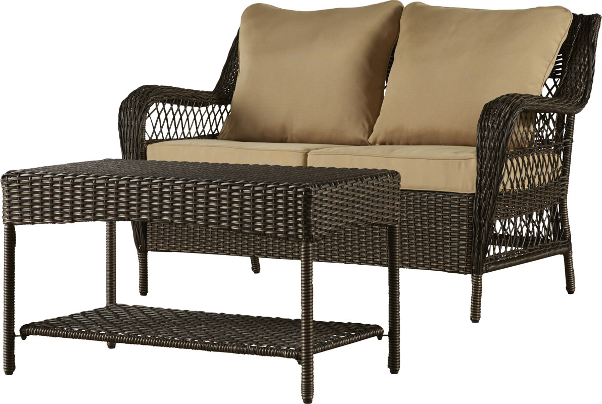 Charlton Home Perkins 2 Piece Sofa Set with Cushions & Reviews Wayfair