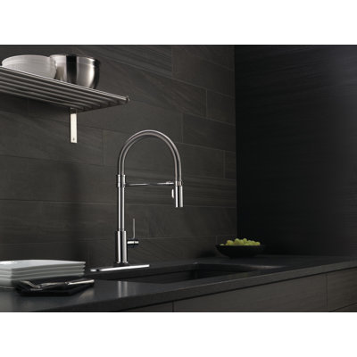Delta Trinsic Pro Pull Down Touch Single Handle Kitchen Faucet