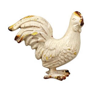 Handpainted Rooster Novelty Knob (Set of 4)