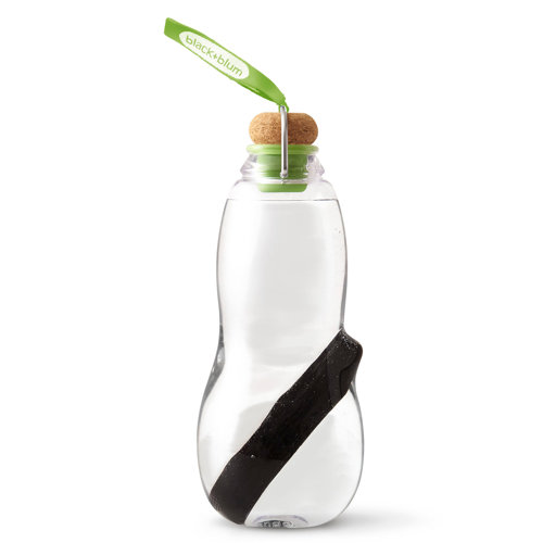 Eau Good Water Bottle Black + Blum Colour: Lime