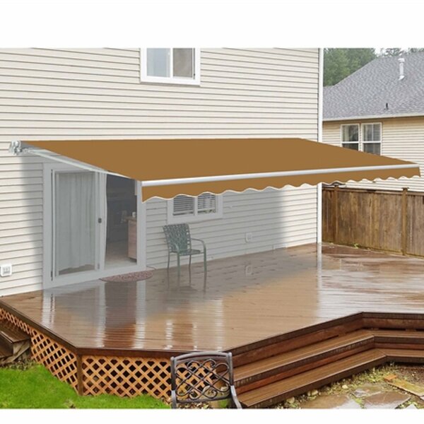 20 ft. W x 10 ft. D Retractable Patio Awning by ALEKO