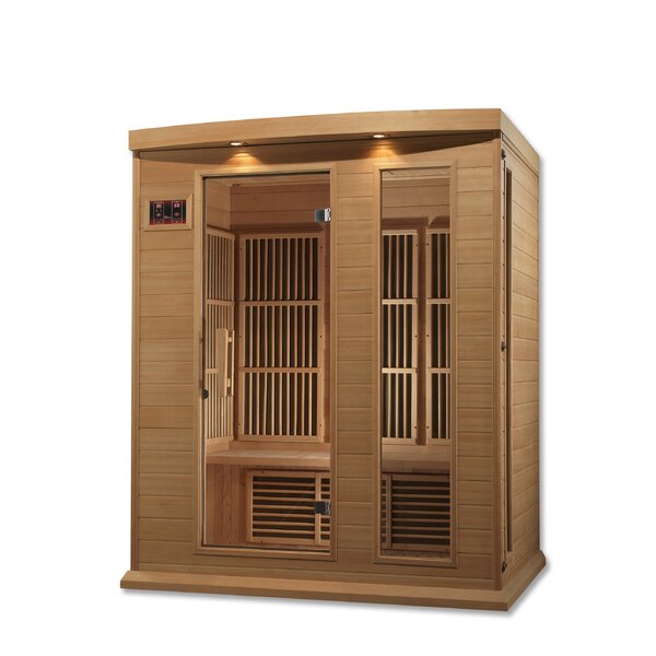 Luxury Series 3 Person FAR Infrared Sauna by Dynamic Infrared