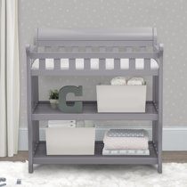 light grey changing table