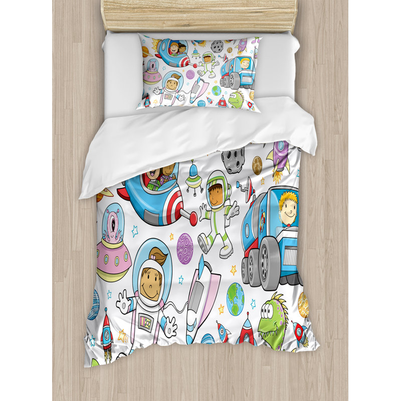 outer space nursery bedding