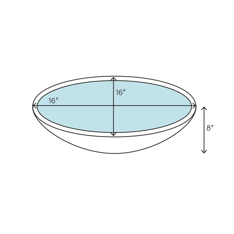 Satin Nickel The Copper Factory CF158SN Solid Hand Hammered Copper 16-Inch Diameter Large Round Bar//Prep Sink