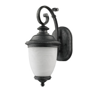 Led Outdoor Coach Lights Wayfair Diop Frosted Outdoor Coach Lamp Set Of 2