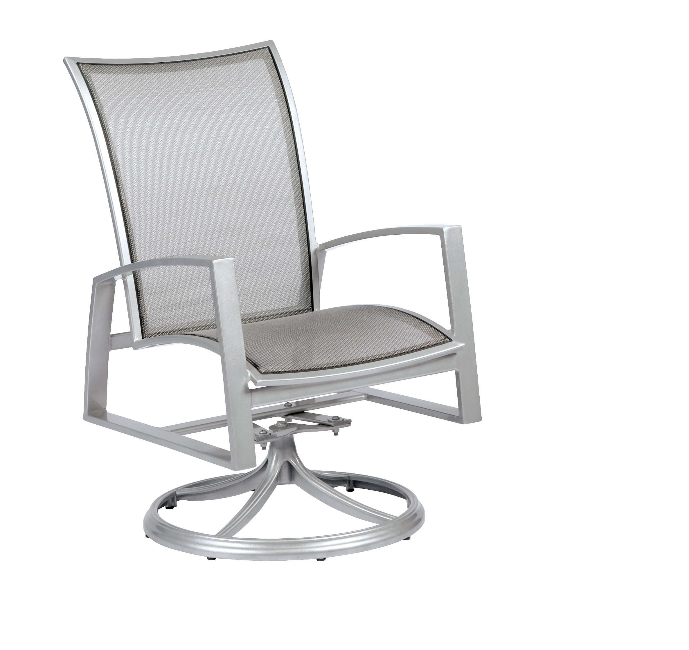 Woodard Wyatt Flex Sling Swivel Rocker Patio Dining Chair Wayfair