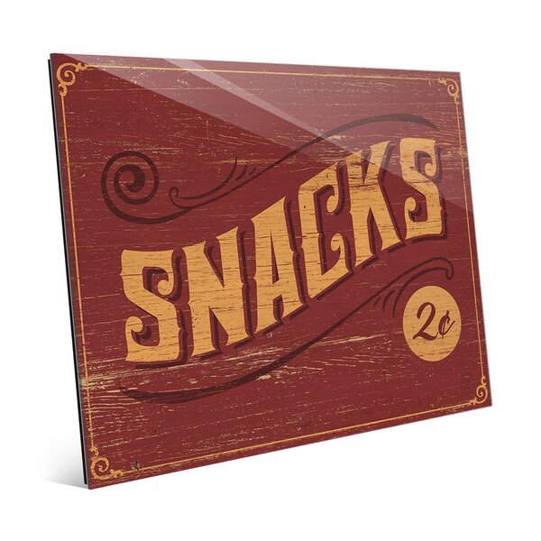 Snacks Vintage Advertisement by Click Wall Art