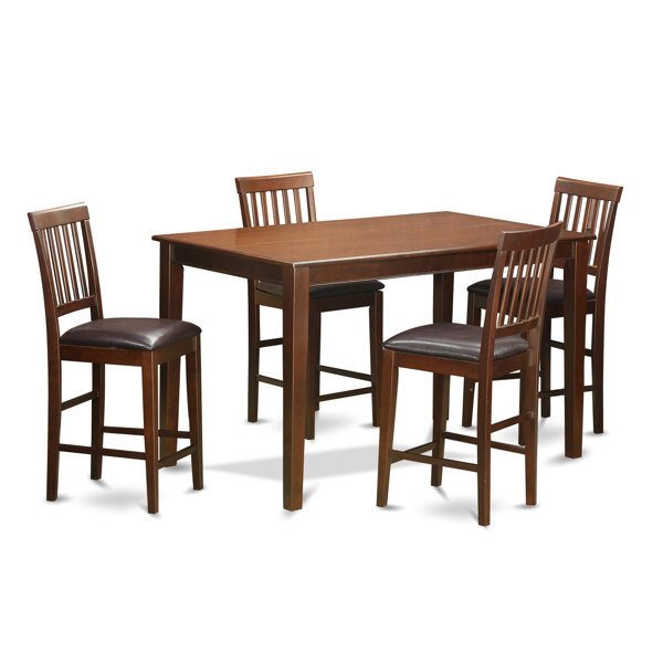 5 Piece Counter Height Dining Set By Wooden Importers