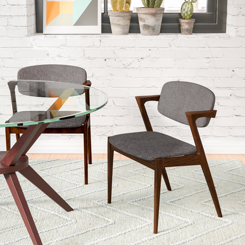 Wade Logan Lehighton Upholstered Dining Chair Reviews Wayfair Lehighton Upholstered Dining Chair