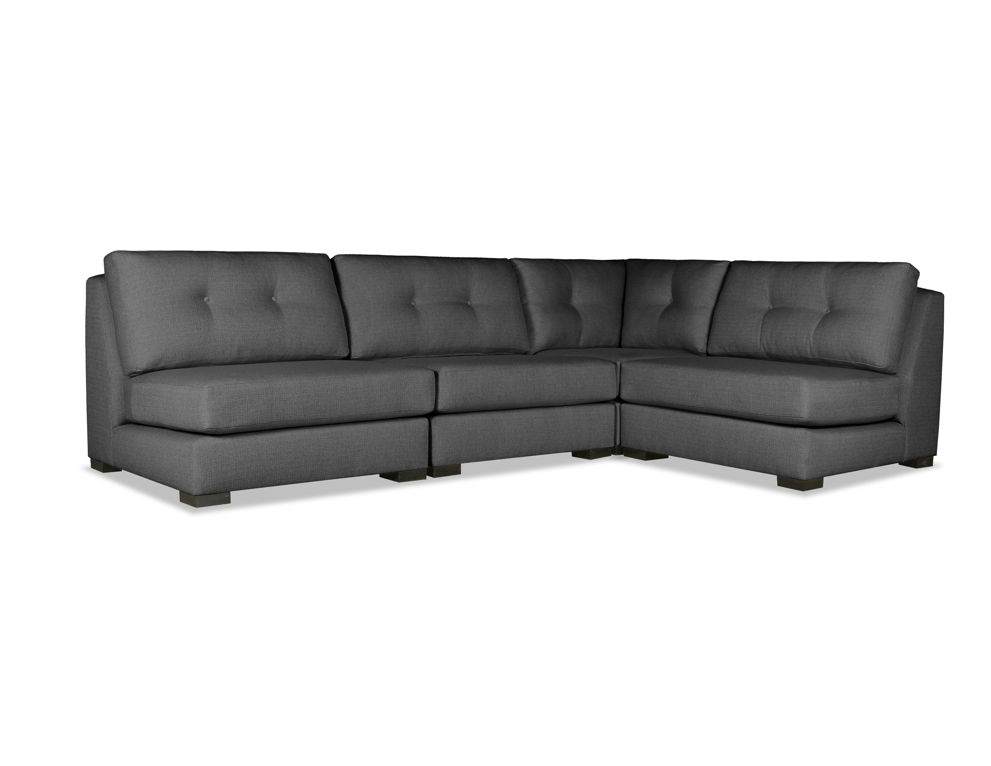 Brayden Studio Glaude Oned L Shape Short Modular Sectional Brayden Studio Glaude Oned L Shape