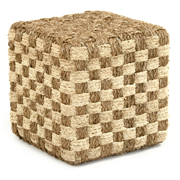 Jahiem Woven Pouf By Breakwater Bay