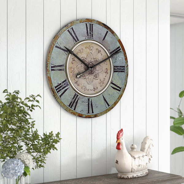 Kenn Round 29 Wall Clock by One Allium Way| @ $162.00