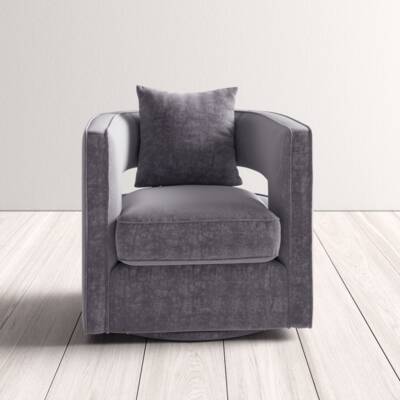 Vaughan Swivel Barrel Chair Reviews Allmodern