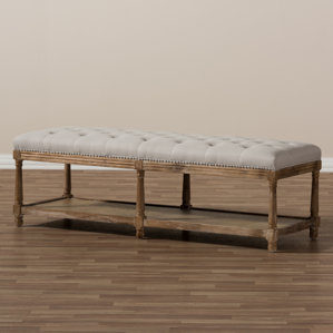 Bem French Country Upholstered Storage Bench by One Allium Way