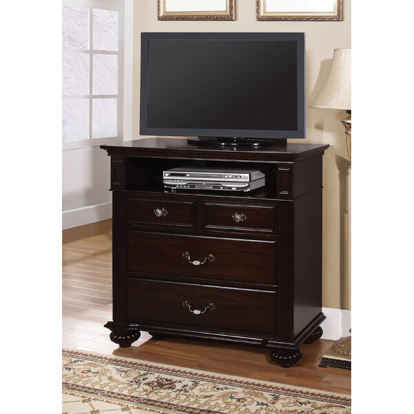 Home Décor Wesleyan 4 Drawer Media Chest