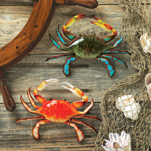 Design Toscano Tropical 2 Piece Crabs Wall Décor Set Reviews Tropical 2 Piece Crabs Wall